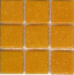 Azurra Original Orange 2cm x 2cm vitreous glass mosaics. Only £25.49 ex VAT per 1.07 sq m (or £3.82 ex VAT per 225 tile sheet)
